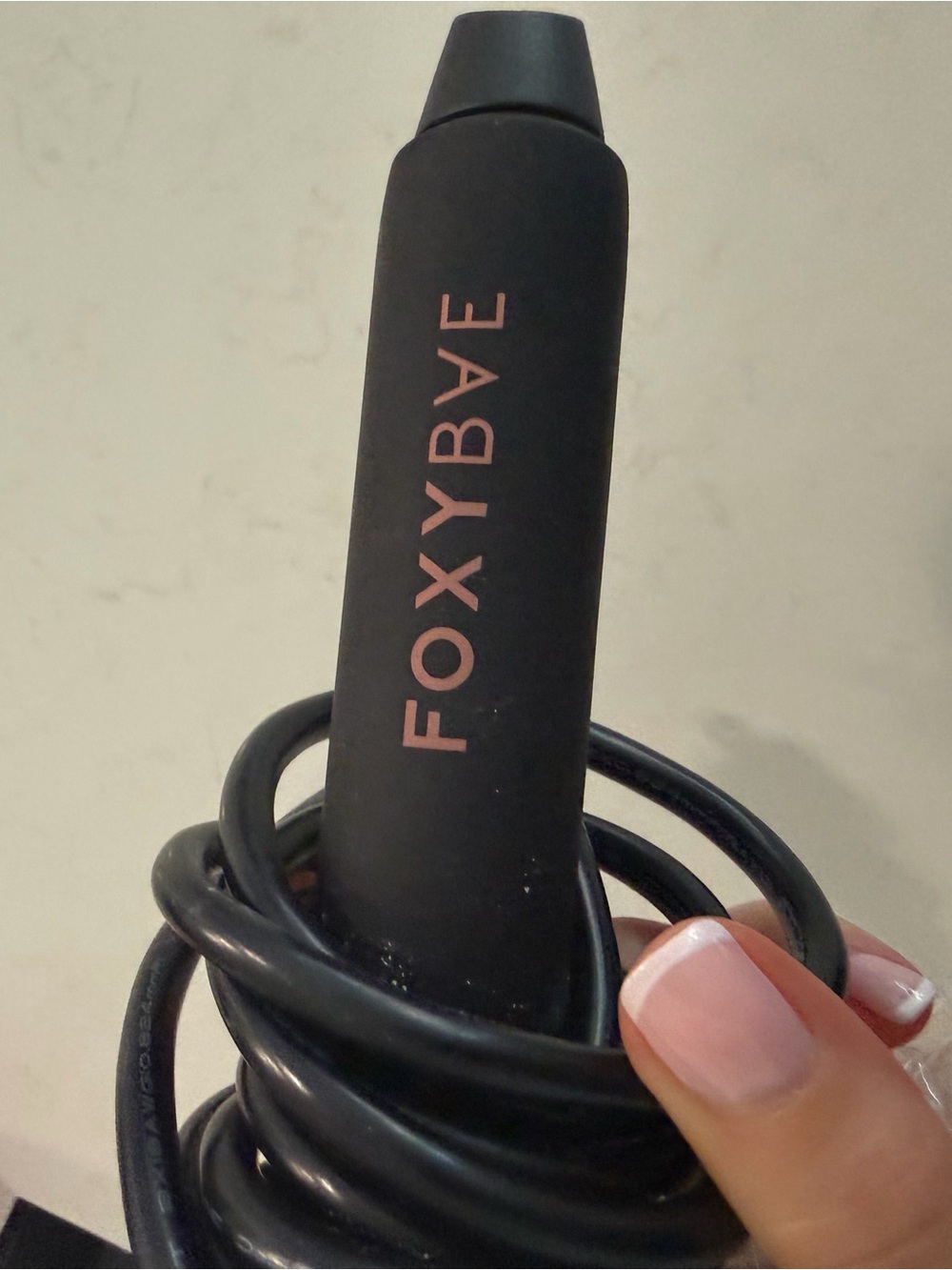 FOXYBAE Black Hair Styling Tool - Professional Curling Iron